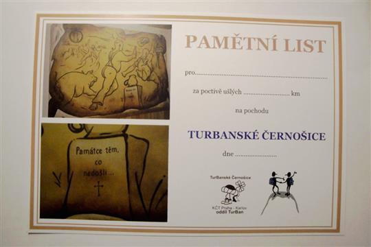 Pamětní list z pochodu