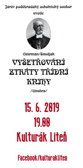 Plakátek Vyšetřování ztráty třídní knihy