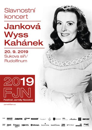Plakát ke slavnostnímu koncertu FJN