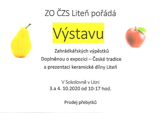 Výstava zahrádkářů