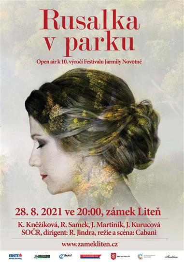 Rusalka v parku plakát