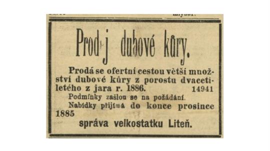 Prodej dubové kůry